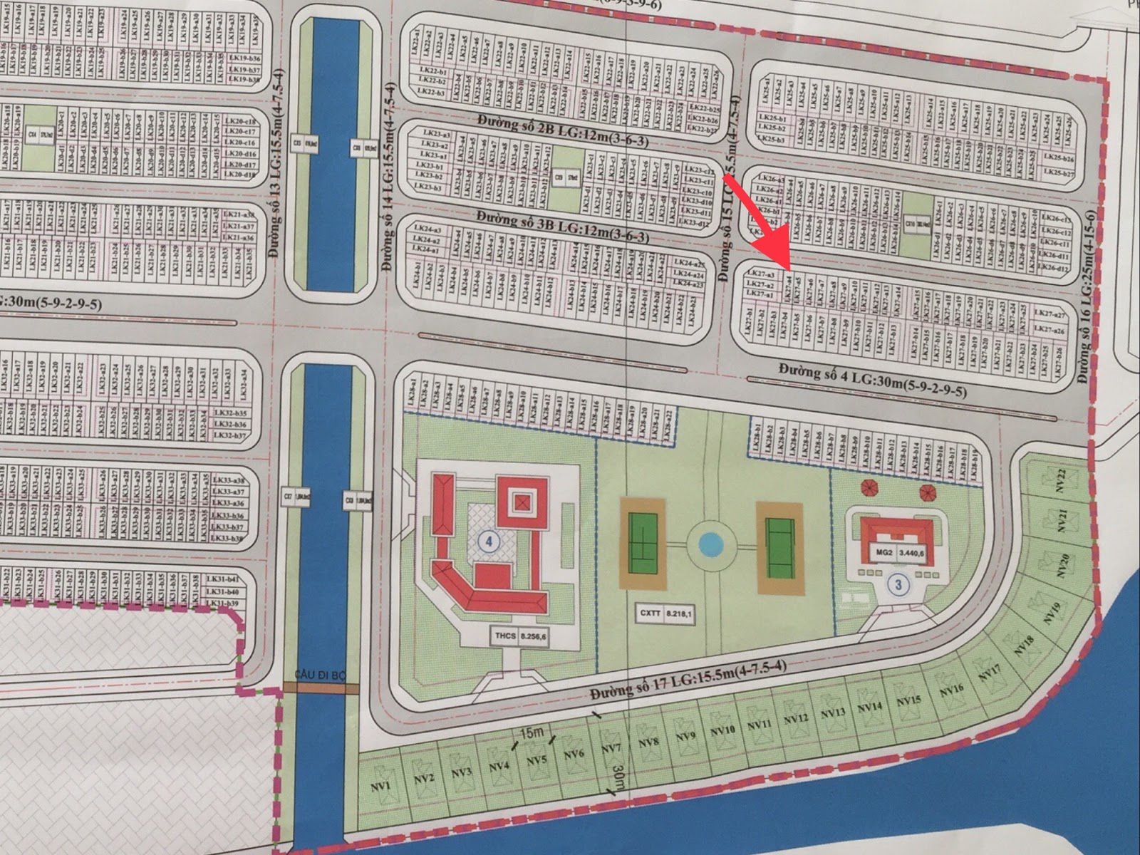 Mặt bằng Khu Dân Cư Cửu Long Cần Thơ