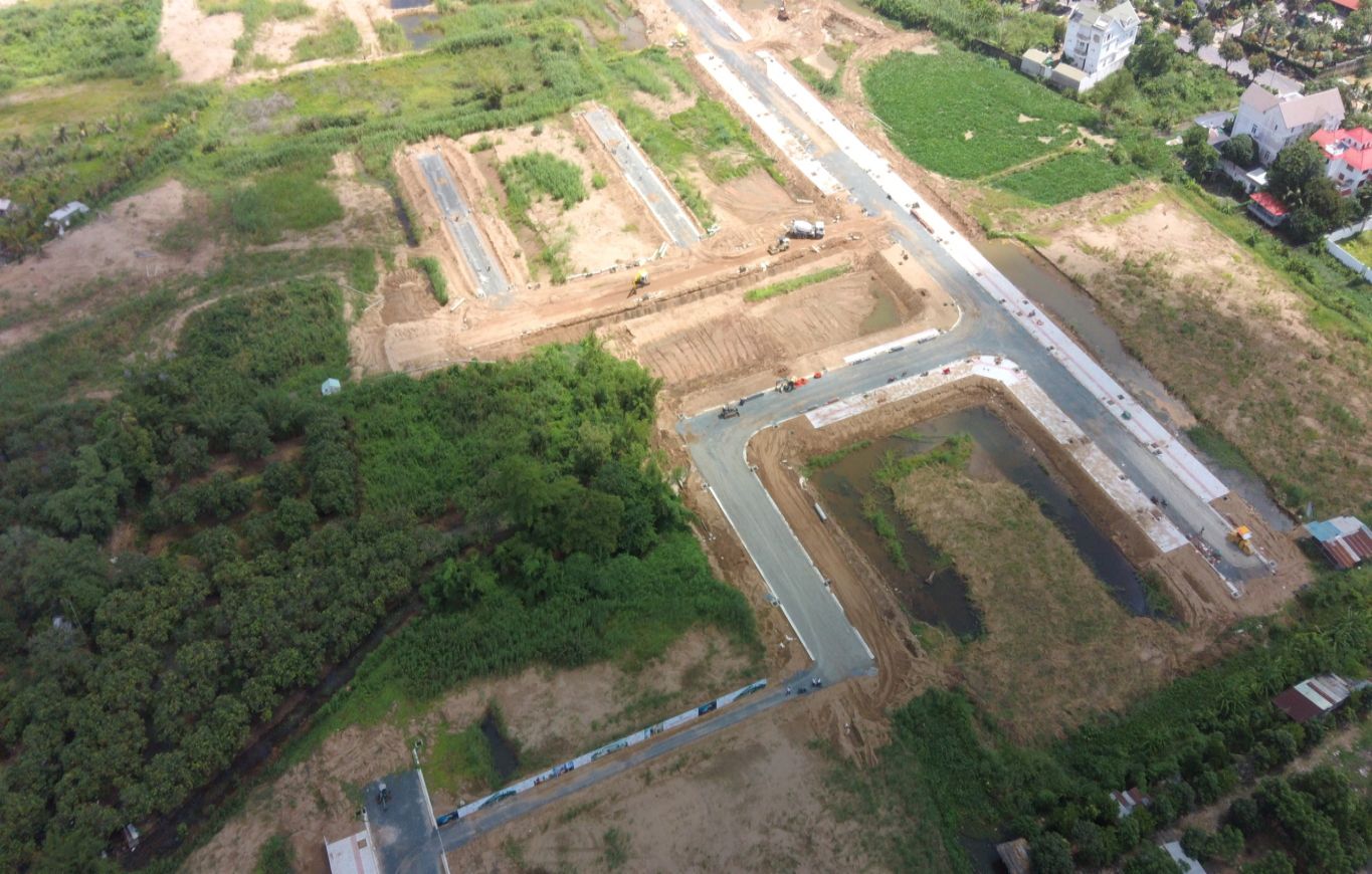 Tiến độ xây dựng tháng 07/2021 tại Cồn Khương Diamond City Cần Thơ