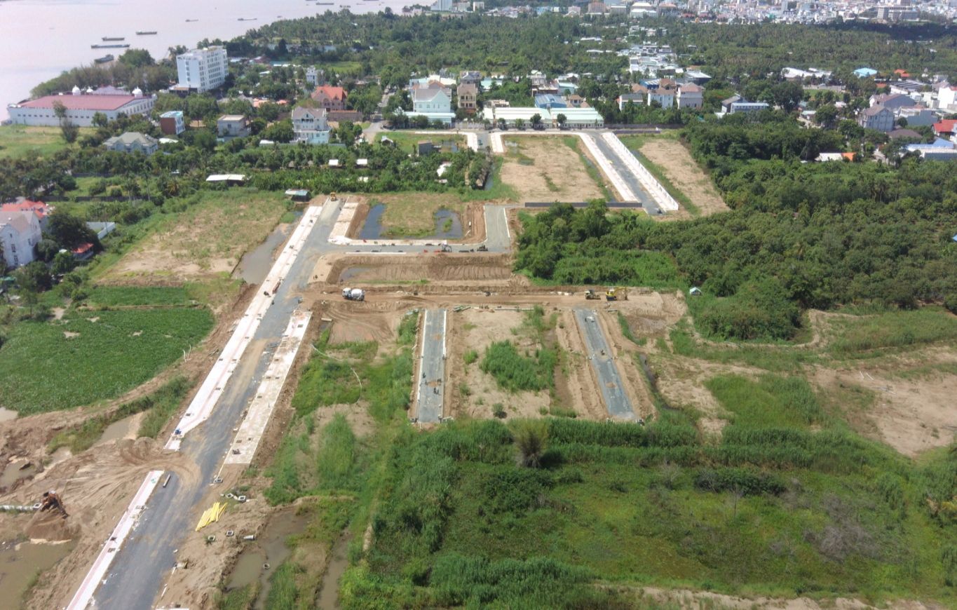 Tiến độ xây dựng tháng 07/2021 tại Cồn Khương Diamond City Cần Thơ