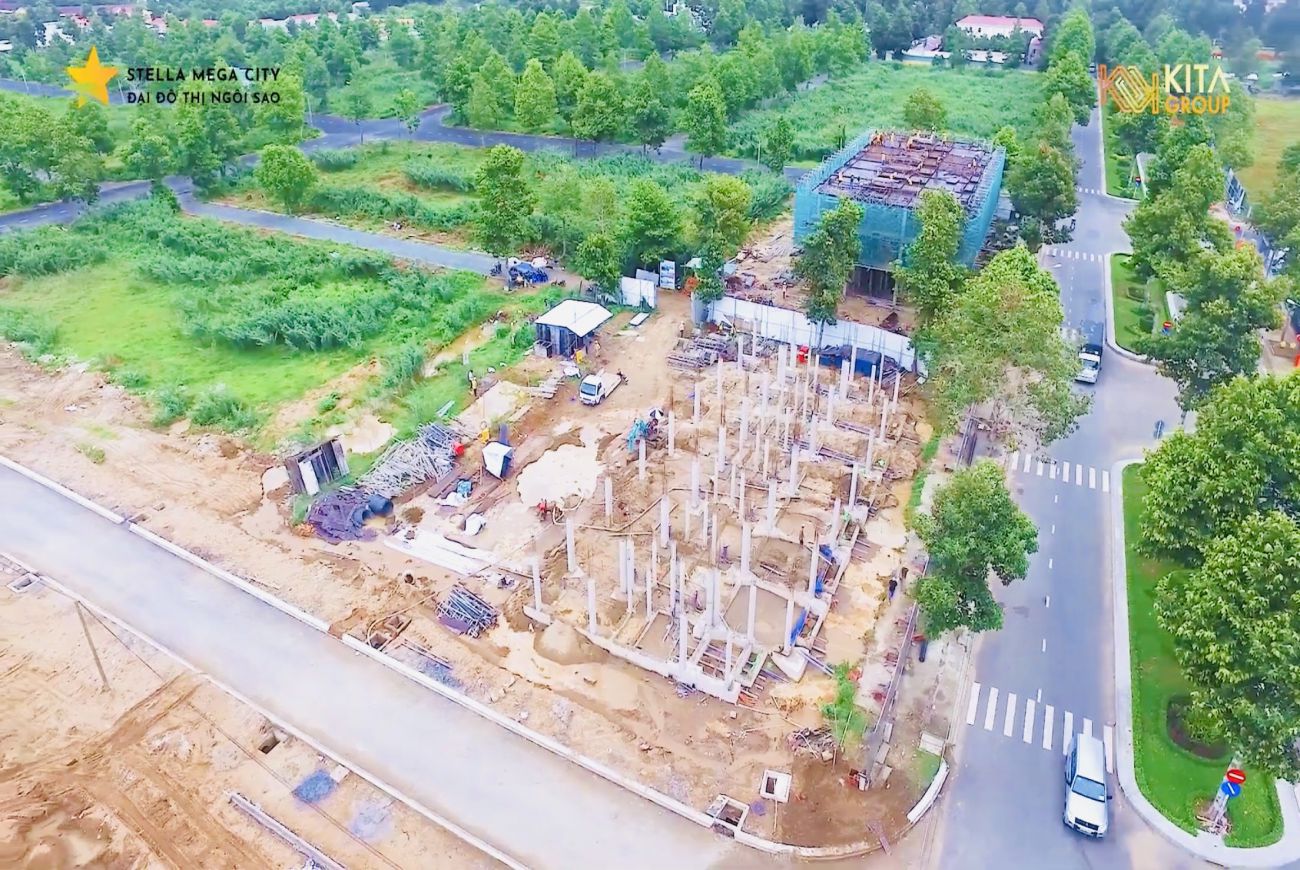Stella Mega City 21 Tiến độ xây dựng Stella Mega City tháng 06/2021