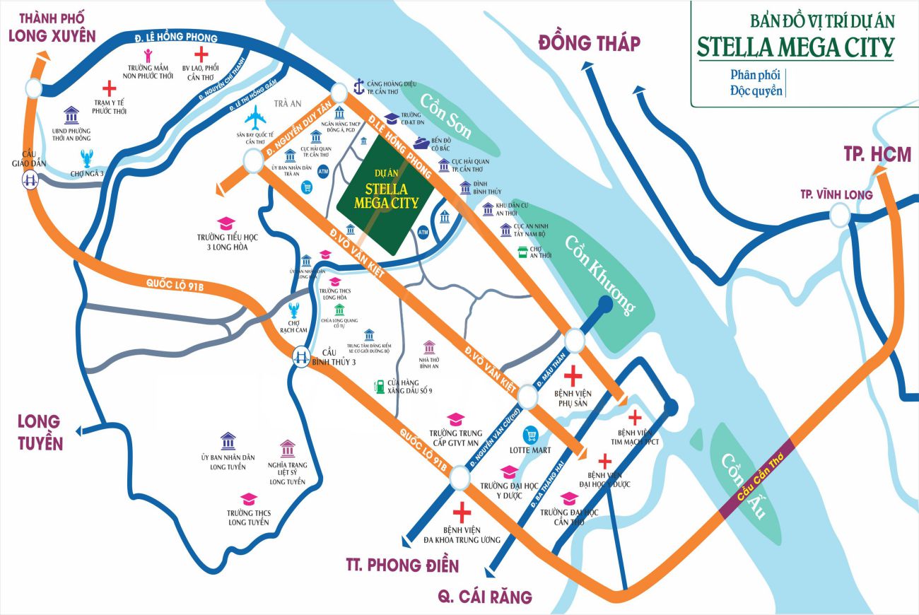 Stella Mega City 3 Vị trí chiến lược tại Stella Mega CityCần Thơ