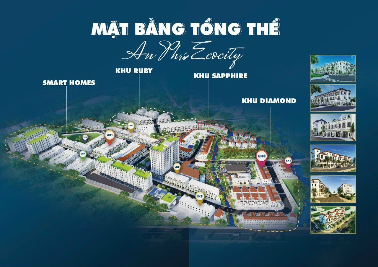 Mặt bằng An Phú Eco City Cần Thơ