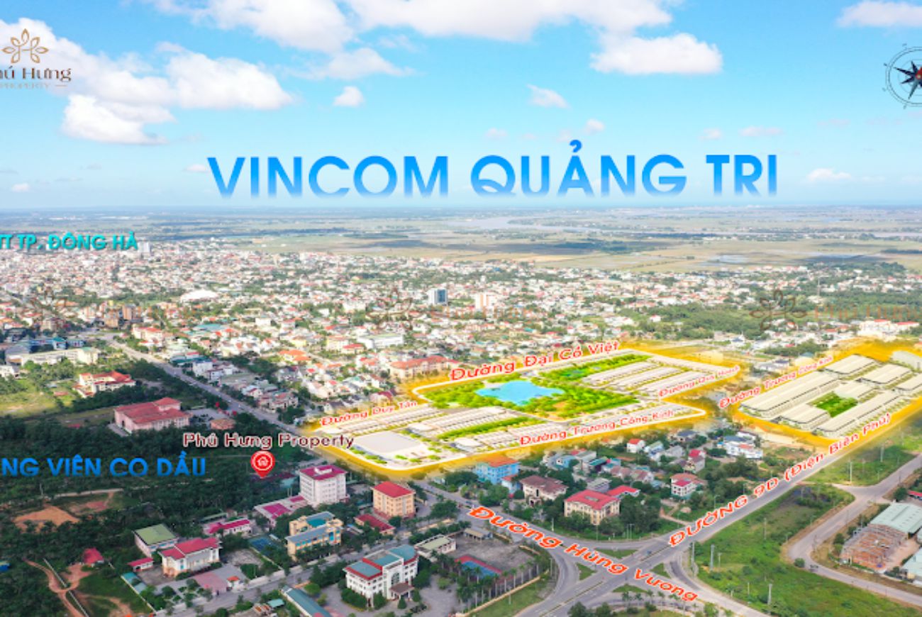 Vị trí chiến lược và đắc địa tại nhà phố Vincom Đông Hà Quảng Trị