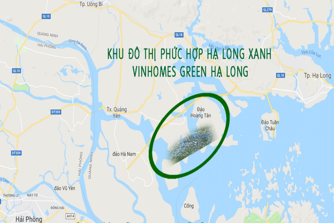 Vị trí chiến lược và đắc địa tại nhà phố Vinhomes Hạ Long Xanh Quảng Ninh