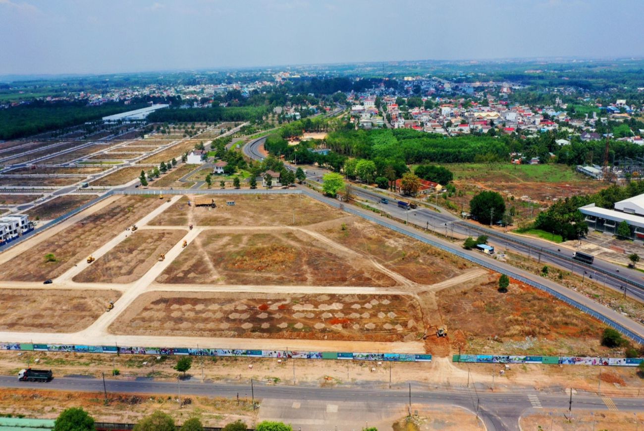 Tiến độ xây dựng khu dân cư Khu Đô Thị Bàu Xéo