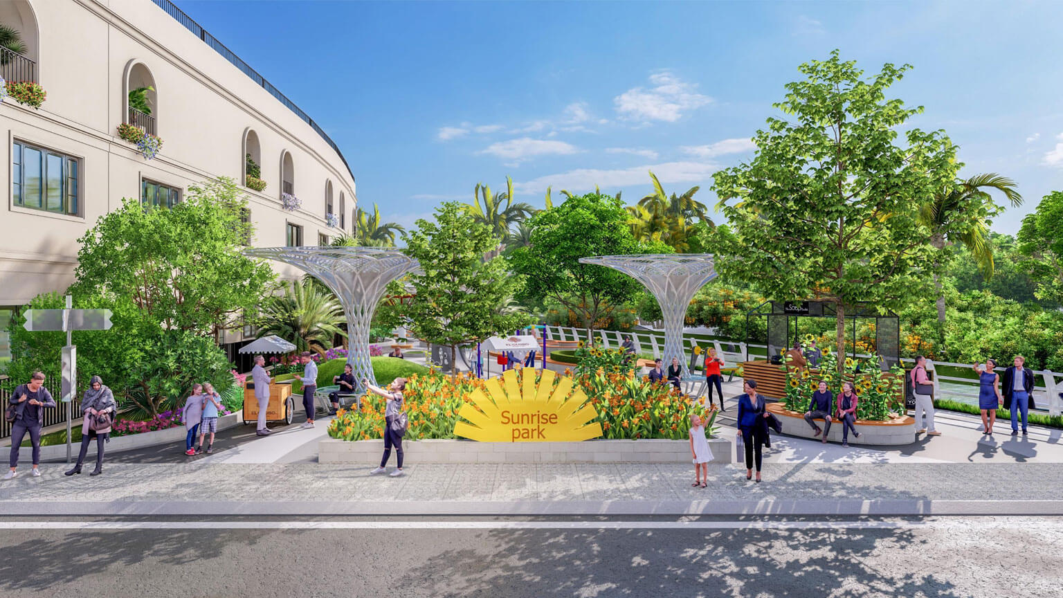 Công Viên Cen Sông Sunrine Park