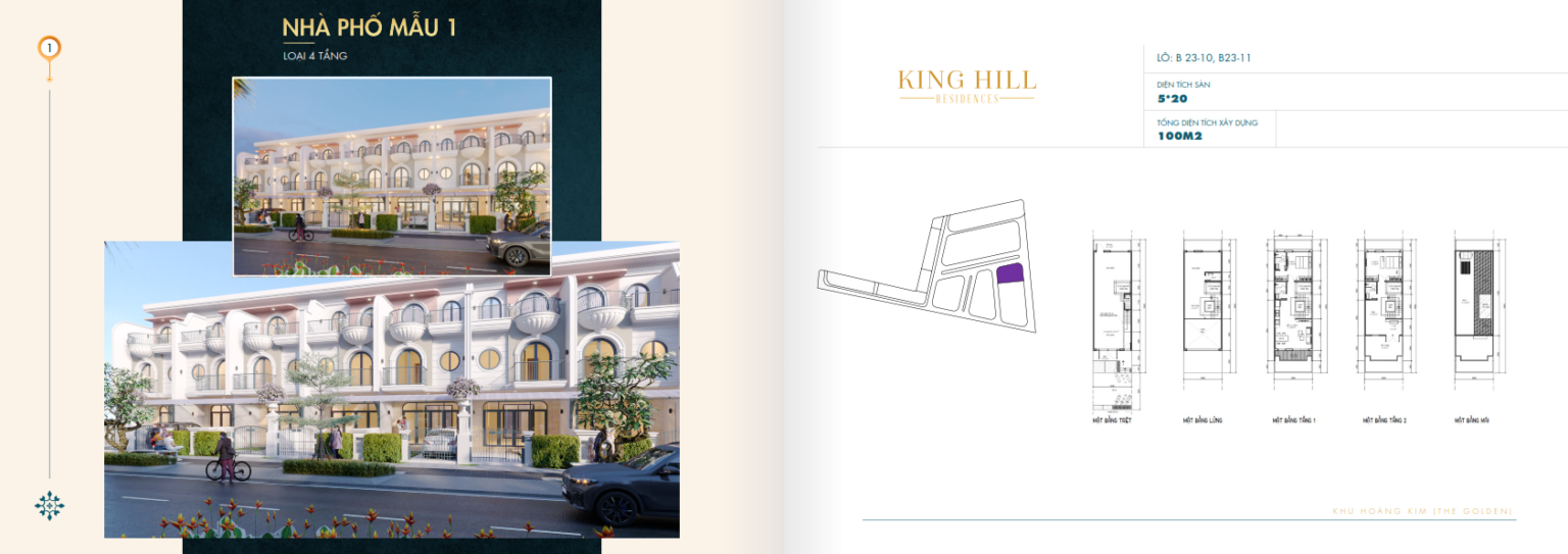 Thiết kế  Dự án Khu dân cư King Hill Residences