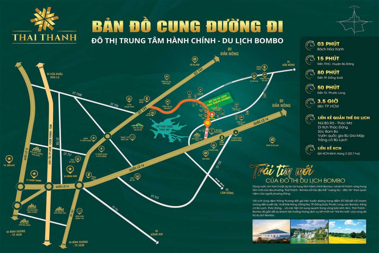Vị trí chiến lược Thái Thành Bom Bo