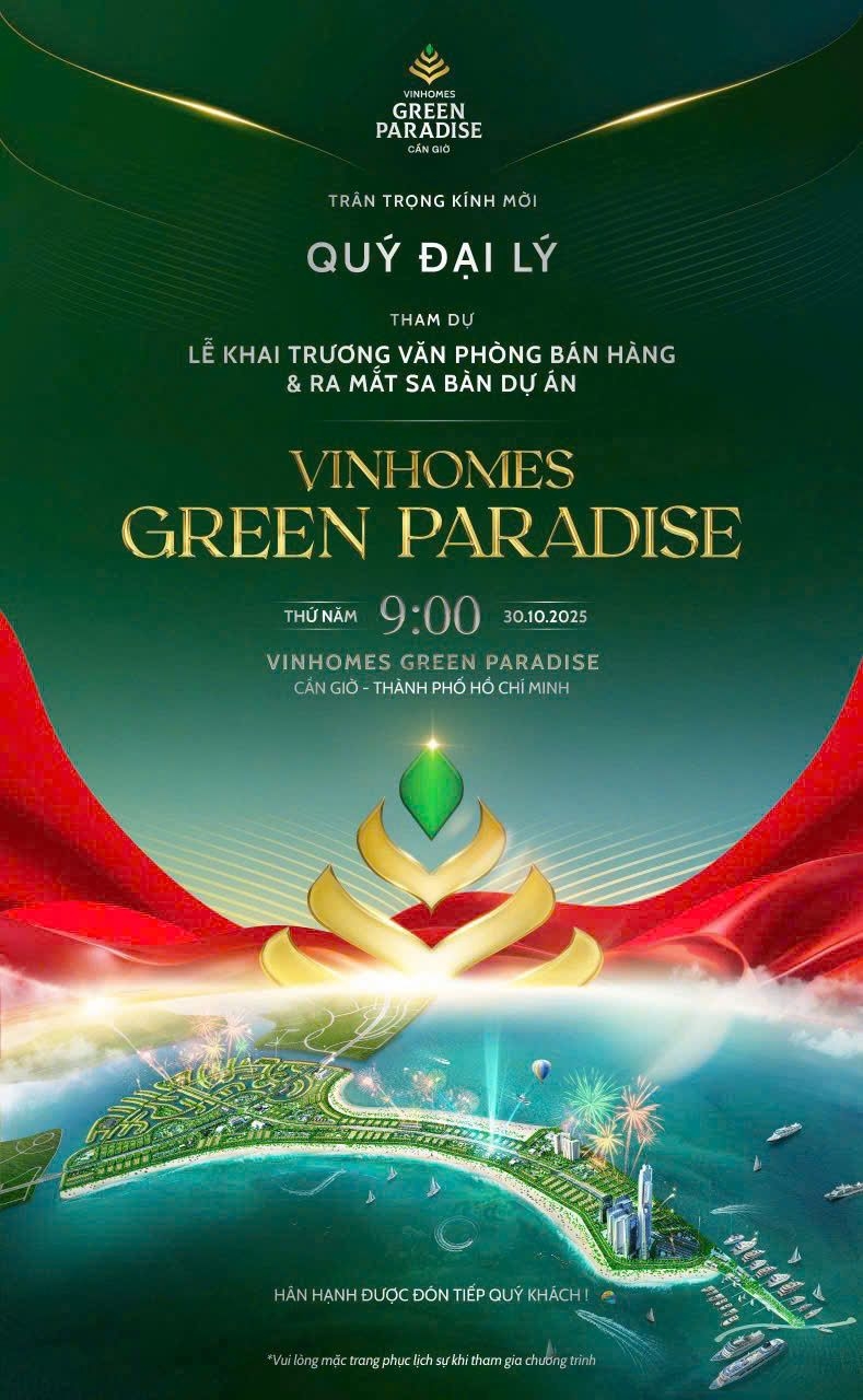 Lễ Khai Trương Văn Phòng Bán Hàng Vinhomes Cần Giờ Và Ra Mắt Sa Bàn