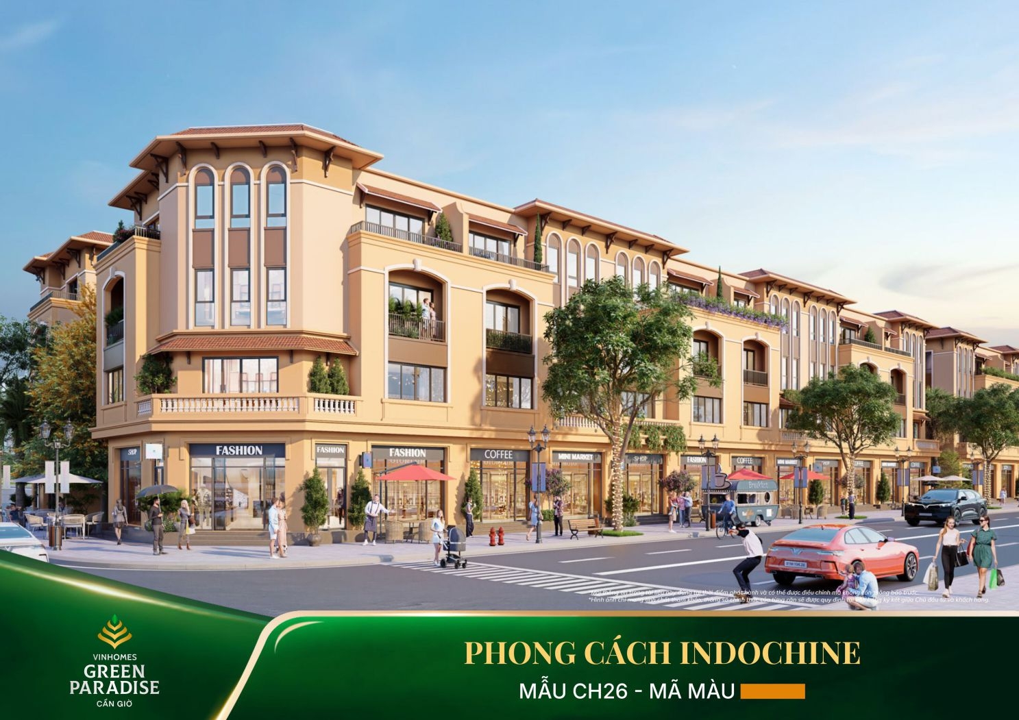 Phong Cách Kiến Trúc Indochine Mẫu CH26