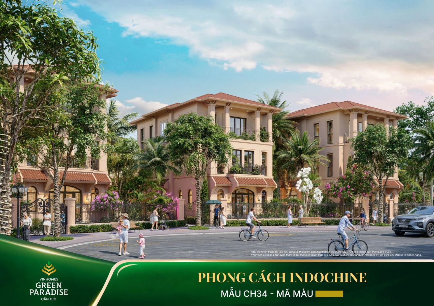 Phong Cách Kiến Trúc Indochine Mẫu CH34