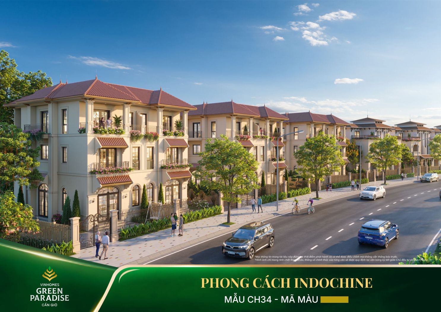 Phong Cách Kiến Trúc Indochine Mẫu CH34