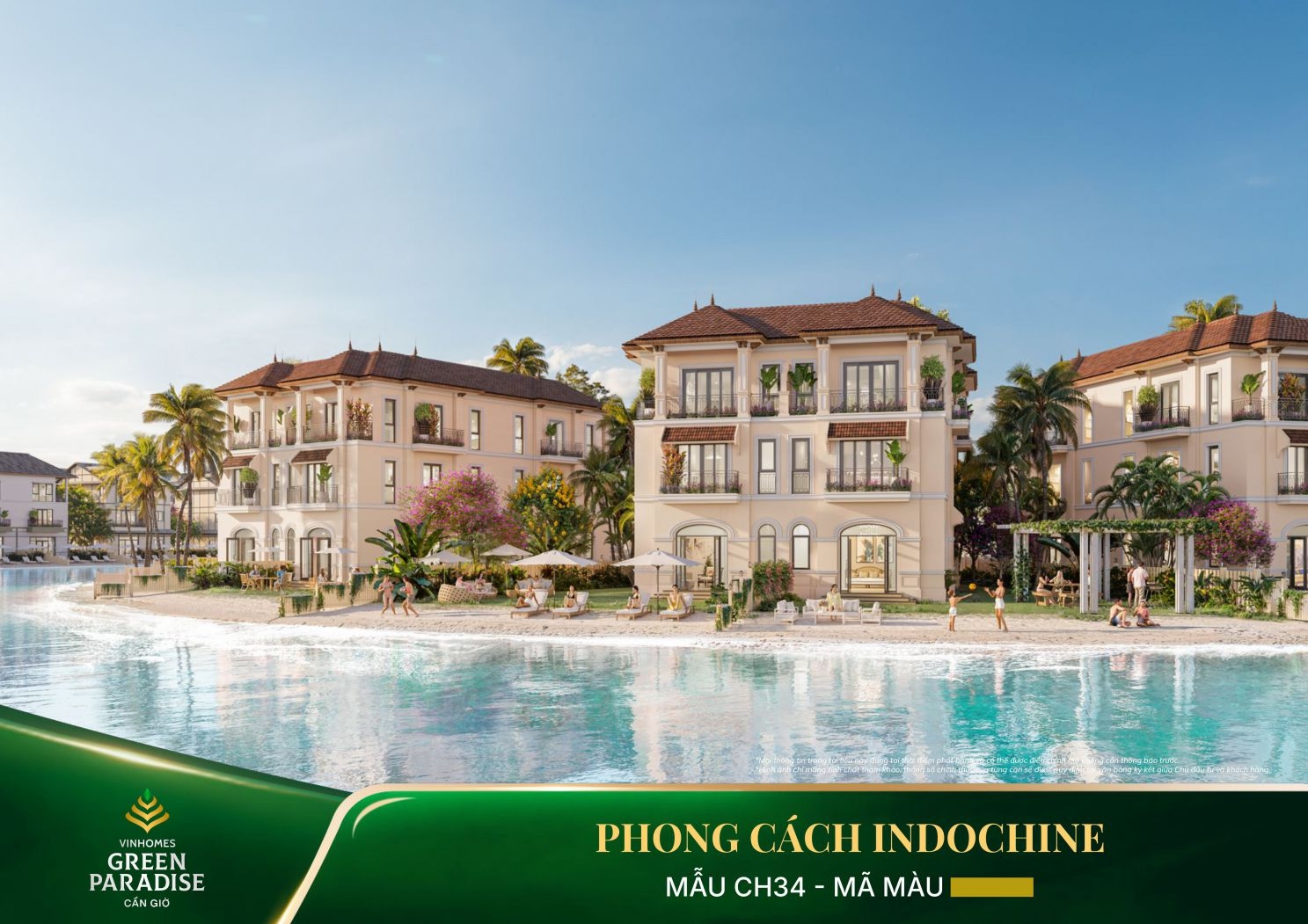 Phong Cách Kiến Trúc Indochine Mẫu CH34