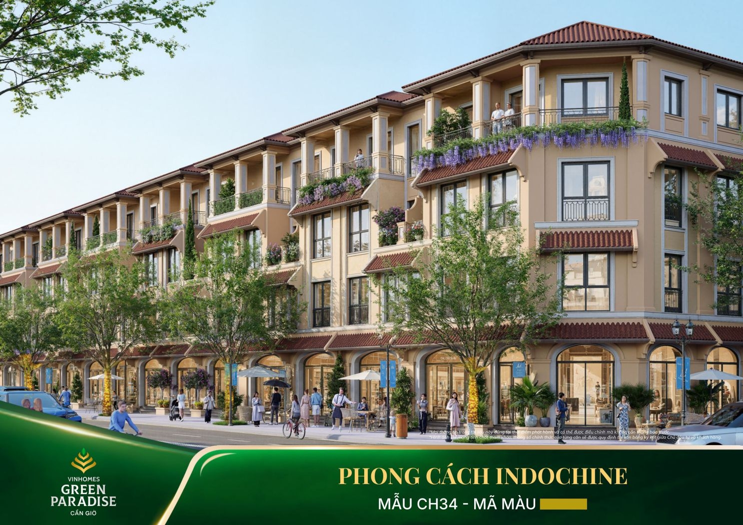 Phong Cách Kiến Trúc Indochine Mẫu CH34