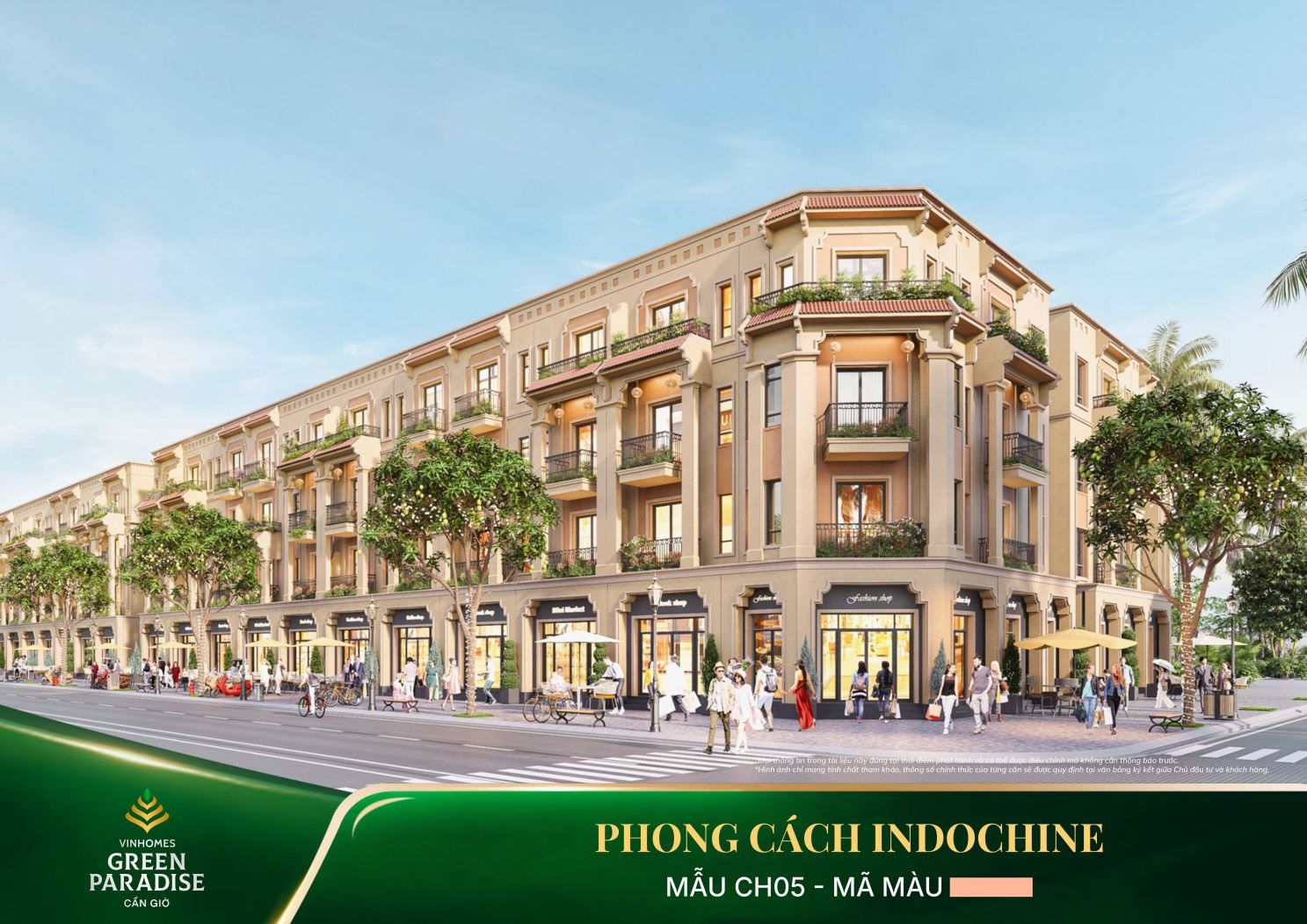 Phong Cách Kiến Trúc Indochine Mẫu CH05