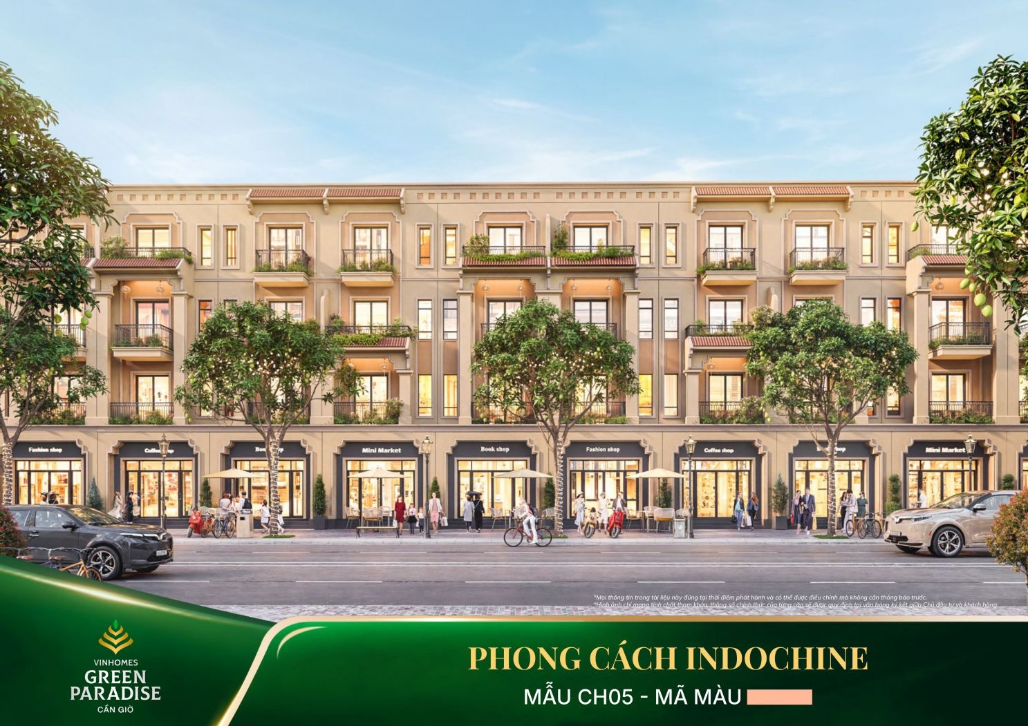 Phong Cách Kiến Trúc Indochine Mẫu CH05