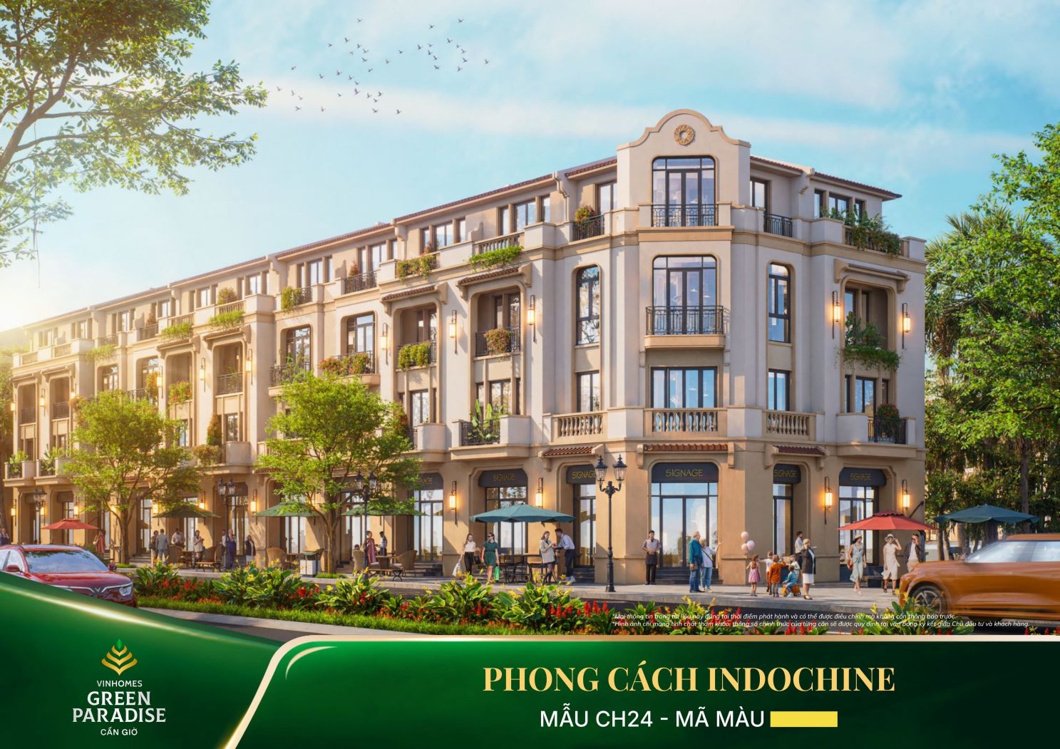 Phong Cách Kiến Trúc Indochine Mẫu CH24