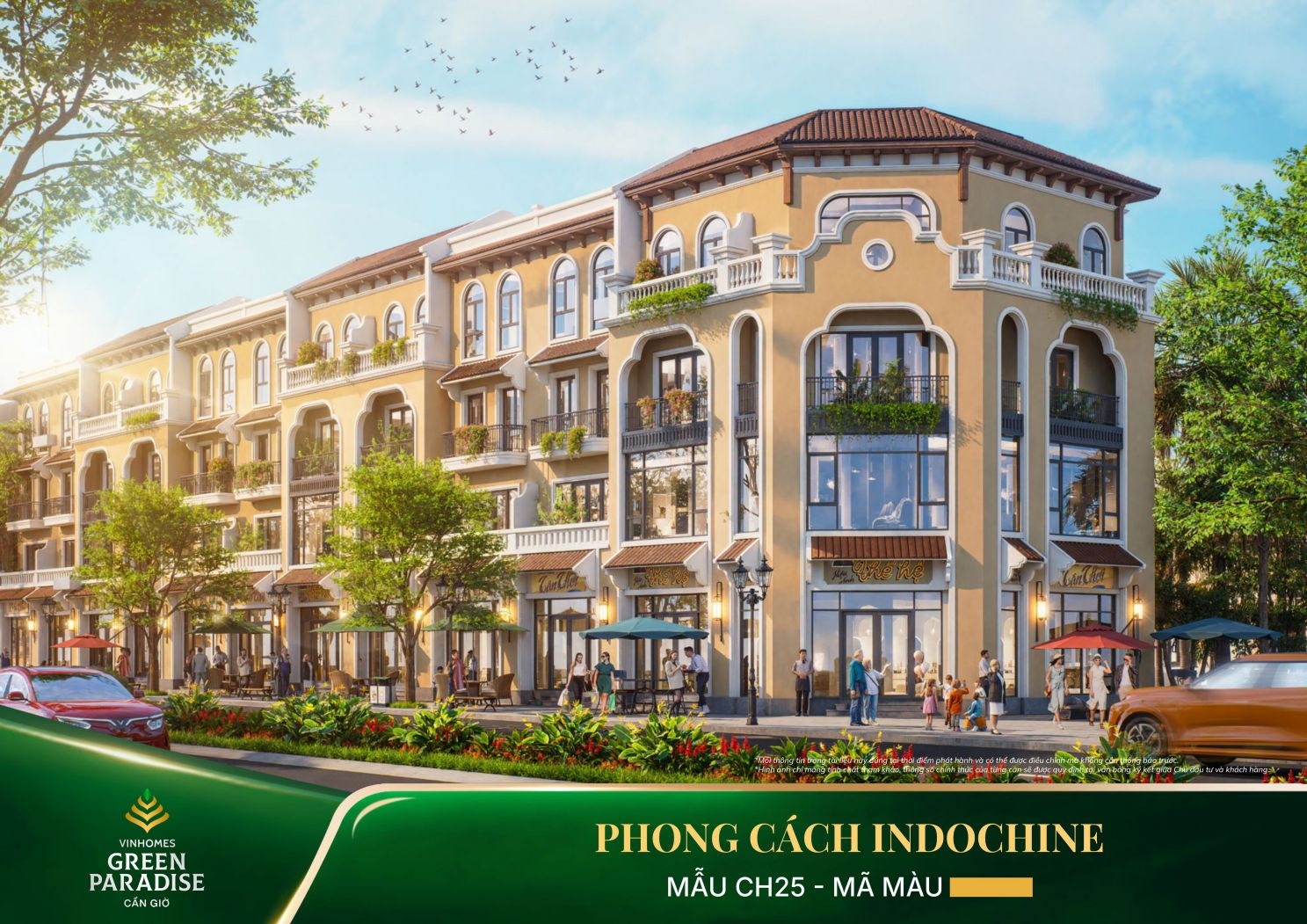 Phong Cách Kiến Trúc Indochine Mẫu CH25