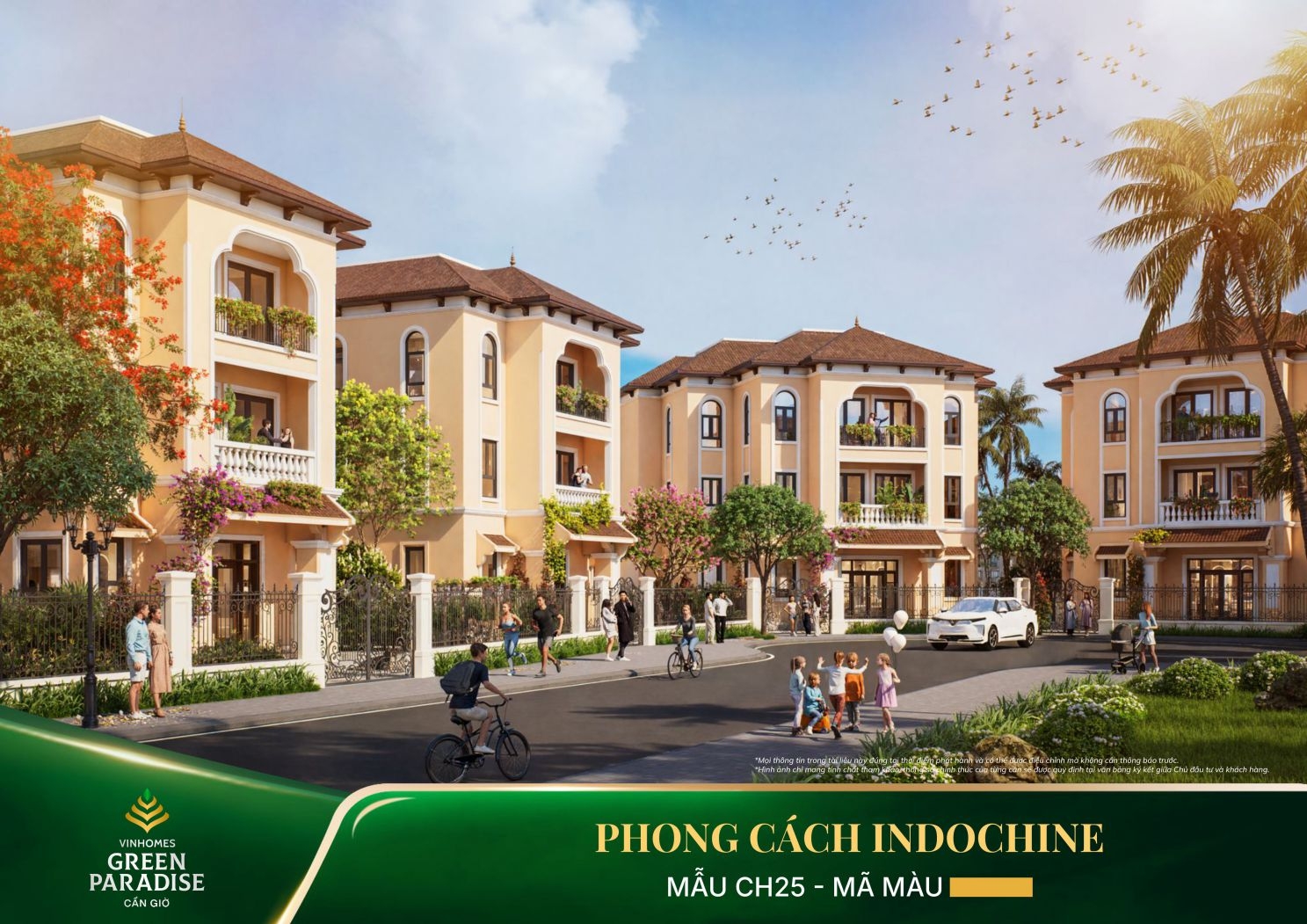Phong Cách Kiến Trúc Indochine Mẫu CH25