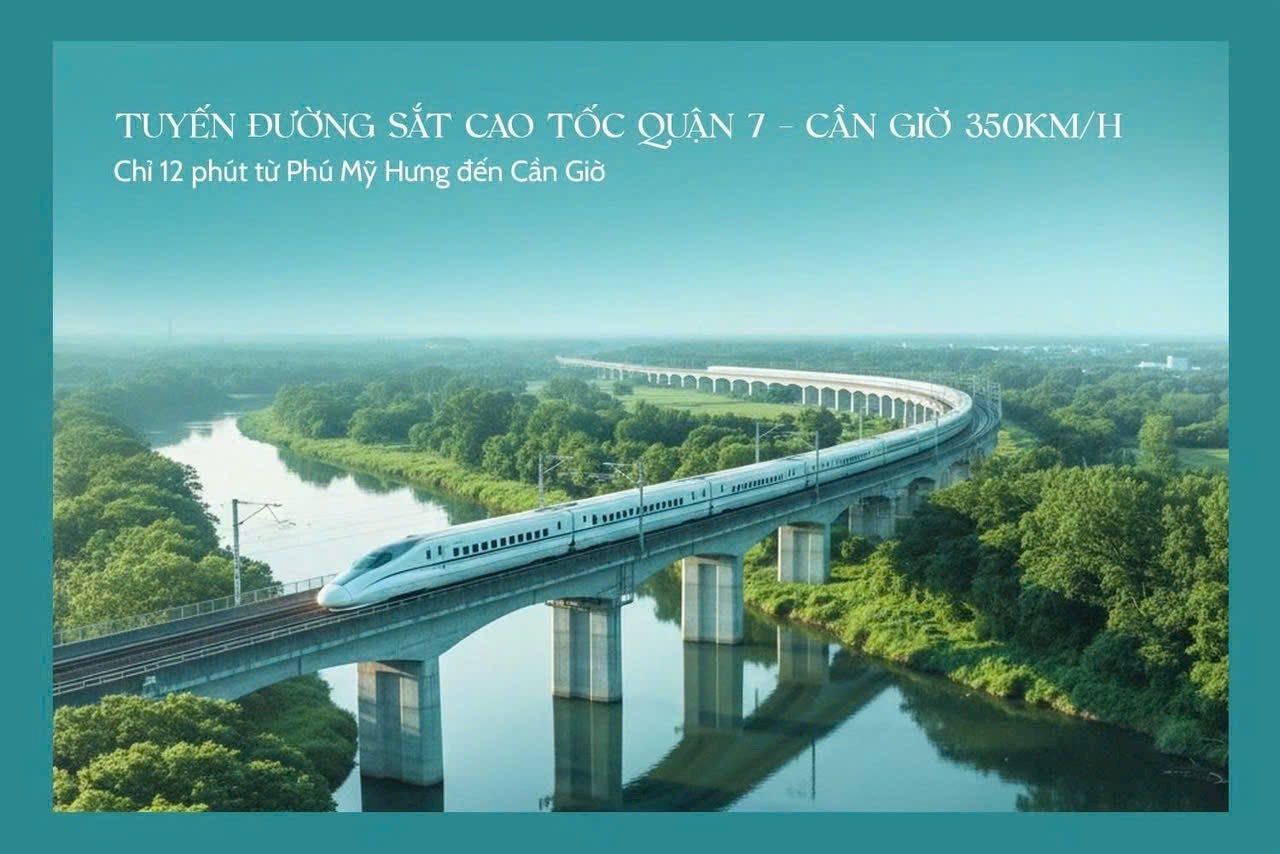 Vinhomes Cần Giờ Cất Cánh Trên Đường Băng Hạ Tầng Tỷ Đô – Mở Kỷ Nguyên Đô Thị Biển Toàn Cầu 10 Tuyến đường sắt tốc độ cao Quận 7 – Cần Giờ