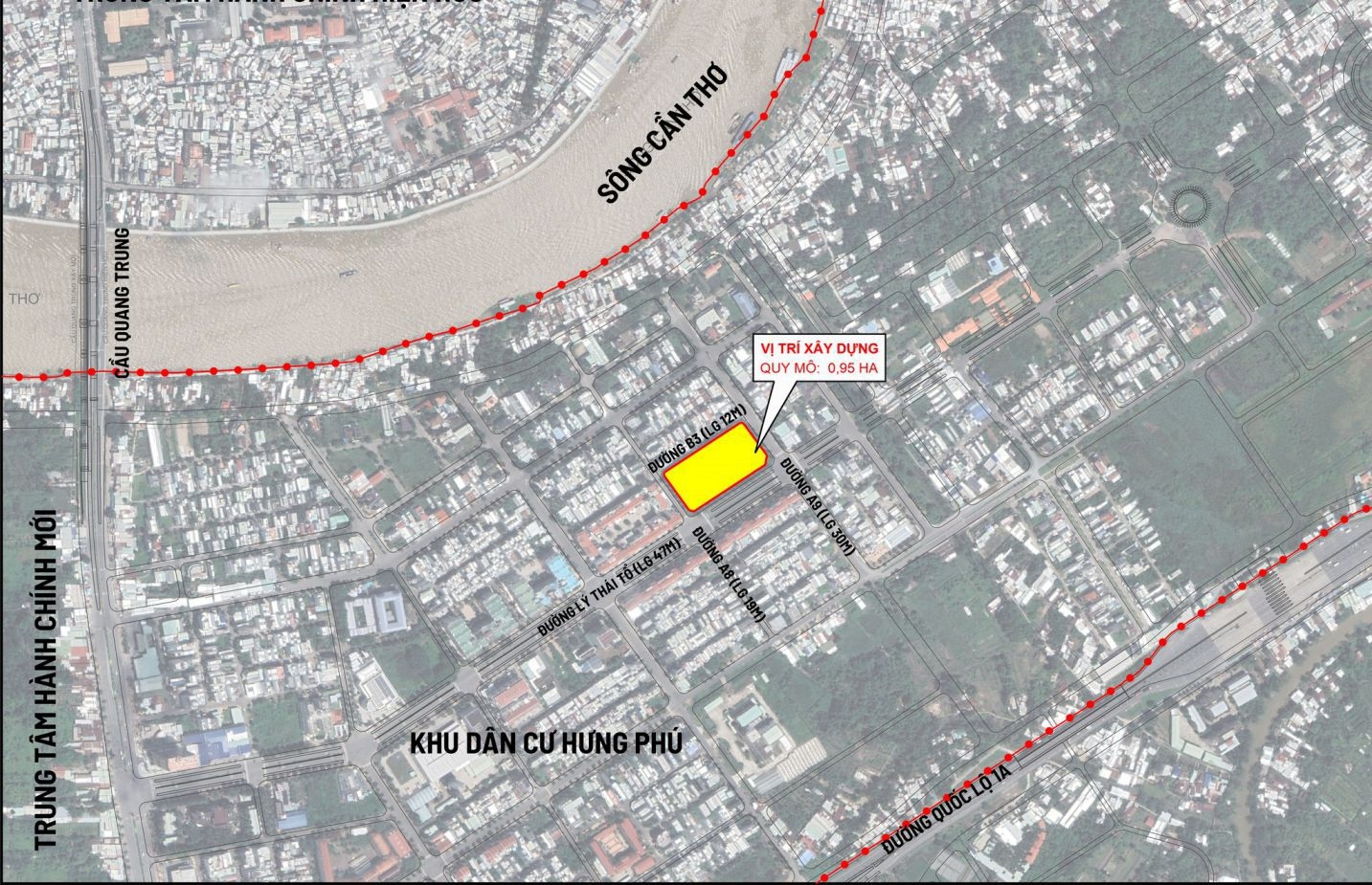 Vị Trí Dự Án Mekovi Cần Thơ