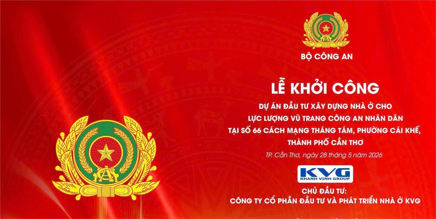 Lễ Khởi Công Dự Án Nhà Ở Cao 20 Tầng Dành Cho Công An Tại Cần Thơ