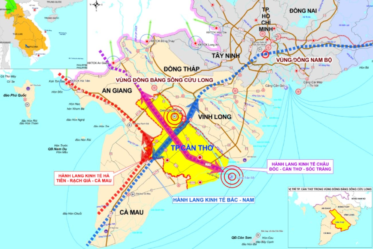 Tuyến Đường Dẫn Và Cầu Vượt Biển 17.8km Ra Cảng Nước Sâu Xây Ở Vị Trí Cửa Ngõ ĐBSCL?